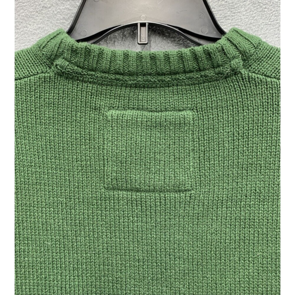 Aeropostale Pullover Sweaters Mens 1987 Rib Knit Embroidered Green Size Medium - Picture 11 of 15